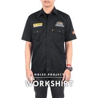 Gambar Workshirt - Kemeja Pendek / Baju Kerja Lapangan Unisex ORIGINAL - Merah Bata, L dari Maddenim undefined 3 Tokopedia