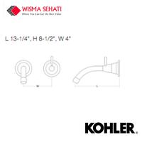 Gambar KOHLER ex-display FALLING Water W-M Lavatory Faucet Trim 12" K-T199-CP dari Wisma Sehati undefined 2 Tokopedia