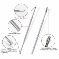 Gambar Korek Kuping set isi 6 Alat Pembersih Telinga Stainless Steel Ear Wax dari TwentyThree 23 undefined 3 Tokopedia