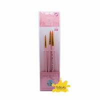 Gambar Pointed Artist Brushes (Set isi 3pcs) dari ToBaKu Toko Bahan Kue undefined 1 Tokopedia
