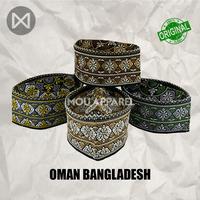 Gambar Peci Oman Bangladesh Kopiah Haji Sholat Banglades Pria Dewasa Anak - Hitam, No 3 dari Mouapparel undefined 4 Tokopedia
