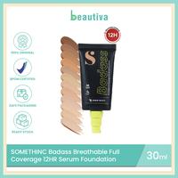 Gambar Somethinc BADASS Breathable Full Coverage 12HR Serum Foundation - Coco dari Beautiva Skincare undefined 1 Tokopedia