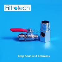 Gambar Connector Stop Kran / Ball Valve 3/8" Reverse Osmosis RO Filter dari Filtrotech undefined 1 Tokopedia