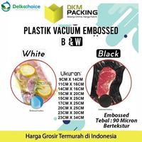 Gambar Vacuum Bag Makanan EMBOSS Plastik Vakum BINTIK PREMIUM TERMURAH - BENING, 25x35cm dari dkm packing undefined 1 Tokopedia