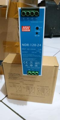 Gambar Power Supply NDR 120-24 Din Rail MEANWELL dari CV Galaxi Mega Electric undefined 1 Tokopedia