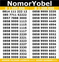 Gambar kartu perdana nomor cantik indosat ooredoo mentari im3 dari NomorYobel undefined 1 Tokopedia