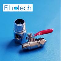 Gambar Connector Stop Kran / Ball Valve 3/8" Reverse Osmosis RO Filter dari Filtrotech undefined 2 Tokopedia