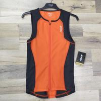 Gambar Baju Triathlon Pria Original 2XU Active Tri Singlet - Black Orange dari Toko triathlon undefined 4 Tokopedia