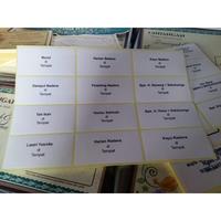 Gambar Cetak Label Undangan 103 Murah/ Harga Cuma 100/Nama Card dari Glory Store1_NEW undefined 3 Tokopedia