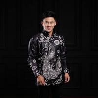 Gambar Kemeja Batik Terbaru Batik Couple Ayah dan Anak || MERAK ABU - Kmj Merak Abu, M dari Puri Batik_15 undefined 1 Tokopedia