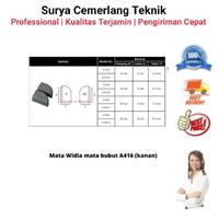 Gambar Mata Widia Mata Bubut A425z ( kanan ) dari Surya Cemerlang teknik undefined 1 Tokopedia