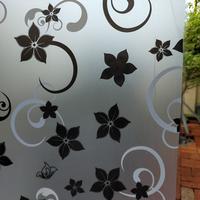 Gambar pelapis kaca/stiker kaca sandblast motif batik hitam putih HT 059 dari Joss Stikers undefined 1 Tokopedia