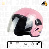Gambar Helm anak sni murah - gambar cowo, pakai topi dari HelmPro undefined 1 Tokopedia