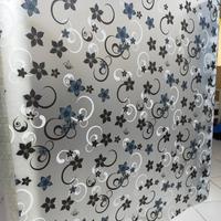 Gambar pelapis kaca/stiker kaca sandblast motif batik hitam putih HT 059 dari Joss Stikers undefined 4 Tokopedia