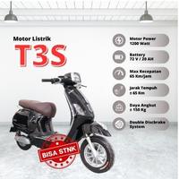 Gambar Sepeda Motor Listrik Uwinfly Tipe T3s Warna Biru Navy Original dari Alva Motor Makassar undefined 1 Tokopedia
