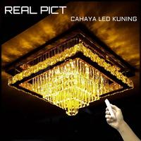 Gambar Lampu hias tempel plafon size 60 CM minimalis elegan CRYSTAL LED impor dari pernak penik rumah undefined 3 Tokopedia