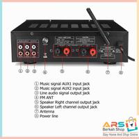 Gambar Sunbuck Bluetooth EQ Audio Amplifier KaraokeHomeTheater 2000W AV-326BT - AV-338ST dari ARS Berkah Shop2 undefined 4 Tokopedia