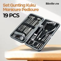 Gambar Biutte.co Nail Art Set Gunting Kuku Manicure Pedicure 19 PCS - Silver dari mesin rms undefined 1 Tokopedia