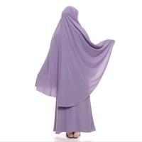 Gambar Eudwi Kayyisa Set Gamis Bonus Cadar Tali by ALLEV - Ungu - XL dari Allev.Store undefined 3 Tokopedia