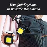Gambar LAMPU LED GANTUNGAN KUNCI MULTIFUNGSI/LAMPU CAMPING CAS USB - Senter Besi dari Mrlion undefined 2 Tokopedia