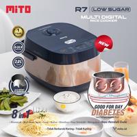 Gambar RICE COOKER MITO R7 GLOW/RICE COOKER LOW SUGAR MITO 2 Liter - 8 Fungsi - WHITE GOLD dari TOKO JAWA ELECTRIK undefined 4 Tokopedia