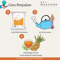 Gambar MAXFOOD - 1KG GINGER LEMONGRASS MAX FOOD / BUBUK MINUMAN RASA JAHE SEREH dari MaxFood undefined 3 Tokopedia