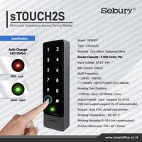 Gambar Multiclass Standalone Access Control Reader + Keypad Sebury STouch2S dari FOCUS SECURITY STORE undefined 2 Tokopedia