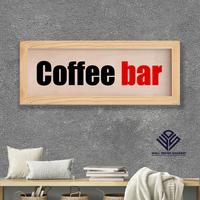 Gambar hiasan dinding coffee bar / wall decor coffee 12x30cm dari Wall decor Sahabat undefined 4 Tokopedia