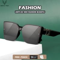 Gambar Kacamata Sunglasses Hitam AntiUv Wanita Oversized Kotak Tr90 CCC 9080 - BLACK dari Gray Pink undefined 1 Tokopedia