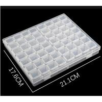 Gambar Kotak Perhiasan 13/28/56 slot Transparant Storage Tools Box Multifungsi - 13 round bening dari Bayluna Dr.Compy undefined 4 Tokopedia