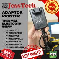 Gambar Adaptor Printer Bluetooth Thermal 58mm 9V 2A - JTC/ Panda / EPPOS dari JESSTECH BARCODE undefined 2 Tokopedia