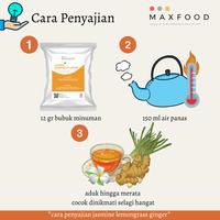 Gambar MAXFOOD - 1KG JASMINE TEA GINGER LEMONGRASS/BUBUK MINUMAN TEH JASMINE JAHE SEREH dari MaxFood undefined 2 Tokopedia