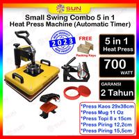 Gambar Mesin Press Kaos Sablon Digital SUN Small Swing Heat Press Uk 29 X 38 - HPSC-02 29x38, Jakarta dari Sun Indonesia undefined 4 Tokopedia