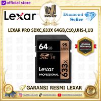 Gambar Memory Lexar Professional SDXC 64GB 633X 95MB/s C10 UHS-I U3 dari WINS OFFICIAL STORE undefined 1 Tokopedia