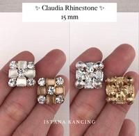 Gambar Kancing Payet Mewah Jahit Wanita Pria Minimalis Claudia Rhineston - Claudia Peach dari Istana Kancing undefined 4 Tokopedia