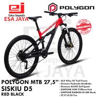 Gambar Polygon Siskiu D5 Red Black MTB Dual Suspension Sepeda Gunung - S dari Esa Jaya Official undefined 3 Tokopedia
