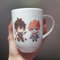 Gambar Sticker UV Genshin Character Chibi Premium Quality Raiden Yae - Xiao dari Paper Burst undefined 4 Tokopedia