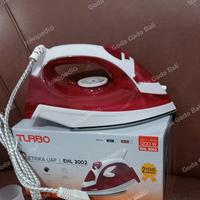 Gambar steam iron setrika uap turbo 1200 watt komplit garansi 2 tahun origin dari IndonesiaJaya undefined 4 Tokopedia