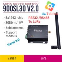 Gambar EBYTE E90-DTU (900SL30) RS232 RS485 MODBUS to LORA 900MHz with Antenna - Lora Kit dari HwThinker undefined 1 Tokopedia