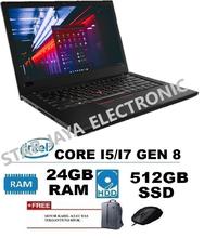 Gambar Laptop Lenovo Thinkpad T480 Core i5/i7 Gen 8 24GB/512GB FREE TAS/MOUSE - T480 I5 GEN8 TS, 16GB/256GB dari STAR JAYA ELECTRONIC undefined 1 Tokopedia