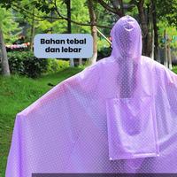 Gambar Terbaik Dejavu Jas Hujan Mantel Ujan Wanita Pria Anti Air Rain Coat dari alusurastore undefined 4 Tokopedia