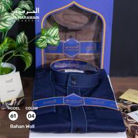 Gambar Gamis Pria Al Haramain + Jubah Haramain Woll Model (61) Non Manset - Abu Tua, 50/20 dari Qabus undefined 3 Tokopedia