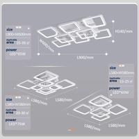 Gambar Ceiling Light Lampu Plafon LED Rumah Minimalis Dimmable 3 Cahaya - 5 Heads dari 4TOOLS undefined 5 Tokopedia