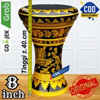 Gambar Gendang Atau Darbuka Kayu 8 inch Gold Hitam Power Beat Hitam Import - Dumbuk Saja dari CRS Toko Alat Musik Islami undefined 2 Tokopedia