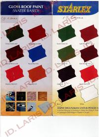 Gambar CAT GENTENG STARLEX 4 KG / CAT GENTENG SENG ASBES TROTOAR KOLAM RENANG - 010 dari Toko Laris Material undefined 2 Tokopedia