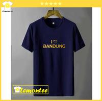 Gambar Kaos Distro Pria Wanita I LOVE BANDUNG - Putih, L dari Kaos Lemontee undefined 3 Tokopedia