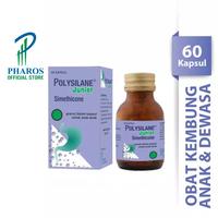 Gambar Polysilane Junior - 1 Botol @ 60 Kapsul Obat Kembung Anak dan Dewasa dari Pharos Store_NEW undefined 3 Tokopedia