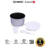 Gambar NIKO Kawai Mini Rice Cooker 3 in 1 1 Liter - MK10 - Merah dari VIXION HOME SOLUTION undefined 4 Tokopedia