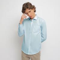 Gambar Kemeja Formal Pria Lengan Panjang Aqua Blue - Biru Muda, M dari kumma basic undefined 1 Tokopedia