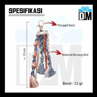 Gambar Gantungan Kunci Wol Suci Keberuntungan Korea Lucu Unik Kerajinan Tanga dari Dm.Giftidea undefined 2 Tokopedia